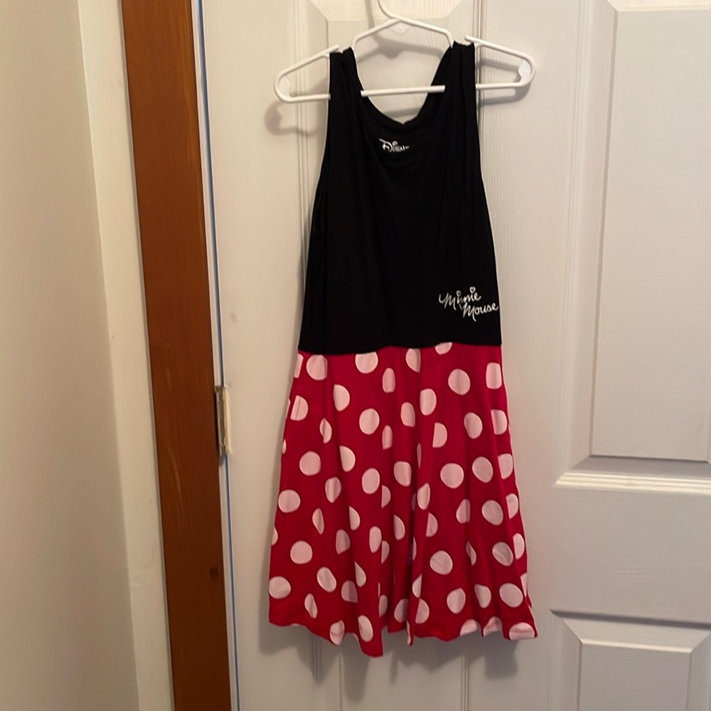 worn outgrew Disney Minnie Mouse dress
